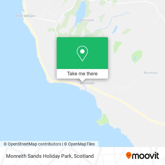 Monreith Sands Holiday Park map