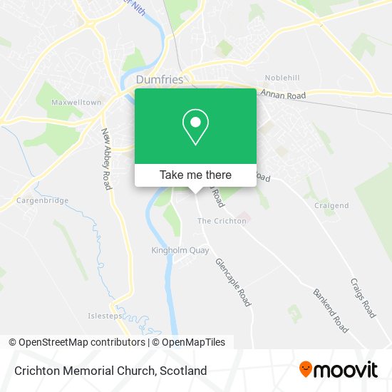 Crichton Memorial Church map