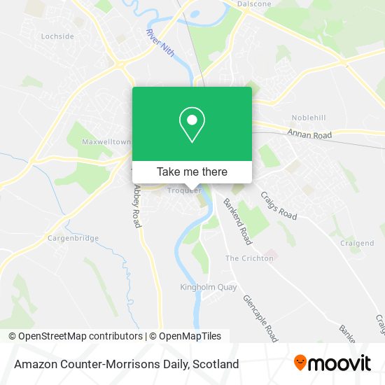 Amazon Counter-Morrisons Daily map