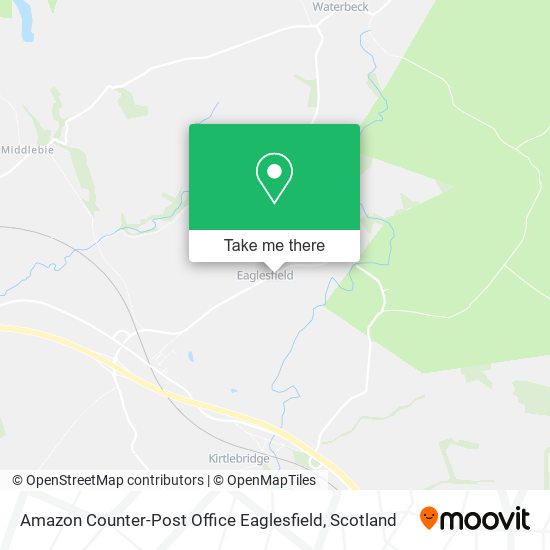 Amazon Counter-Post Office Eaglesfield map