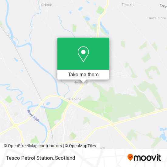 Tesco Petrol Station map