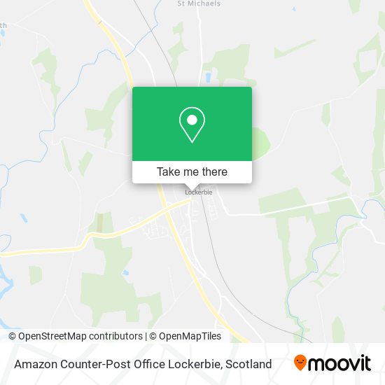 Amazon Counter-Post Office Lockerbie map