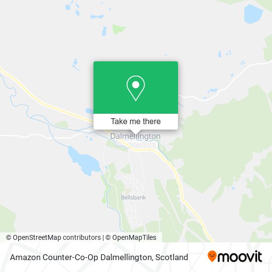 Amazon Counter-Co-Op Dalmellington map