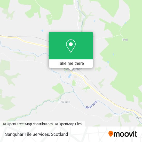 Sanquhar Tile Services map