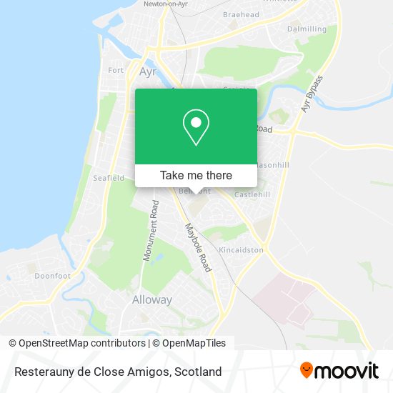 Resterauny de Close Amigos map