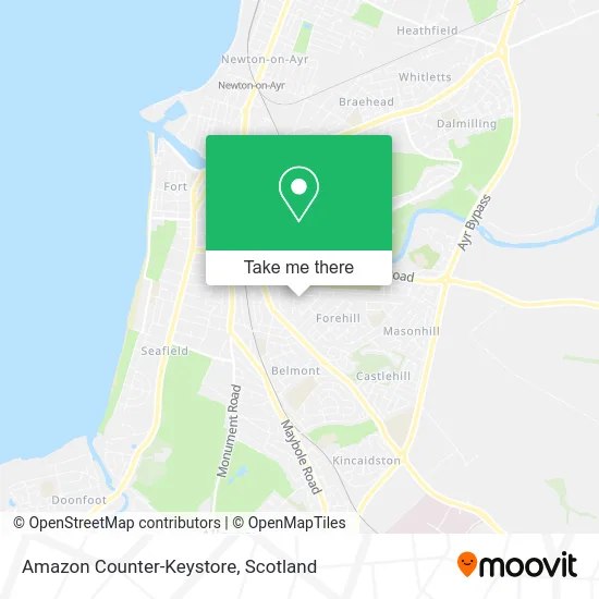 Amazon Counter-Keystore map