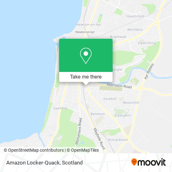 Amazon Locker-Quack map