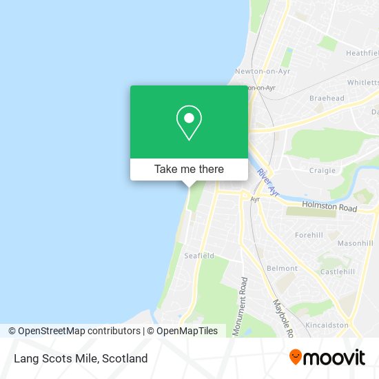 Lang Scots Mile map