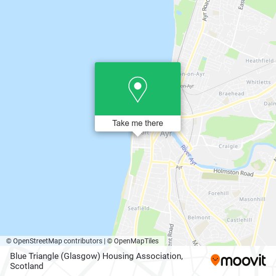 Blue Triangle (Glasgow) Housing Association map