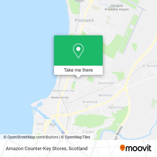 Amazon Counter-Key Stores map