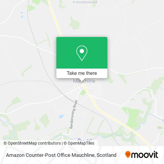 Amazon Counter-Post Office Mauchline map