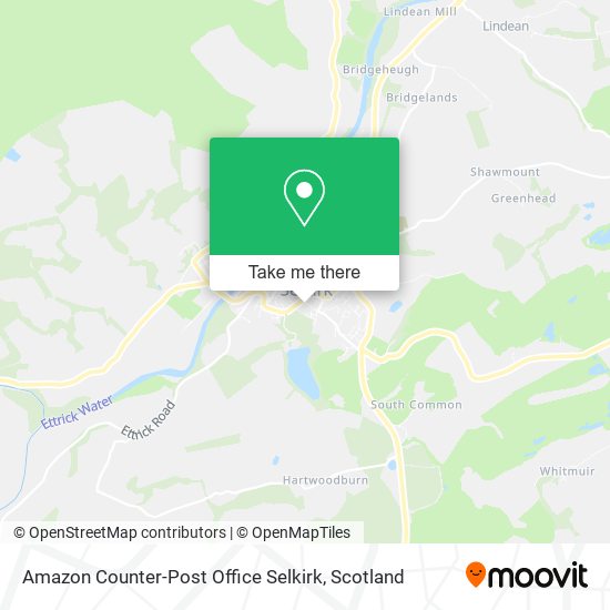 Amazon Counter-Post Office Selkirk map