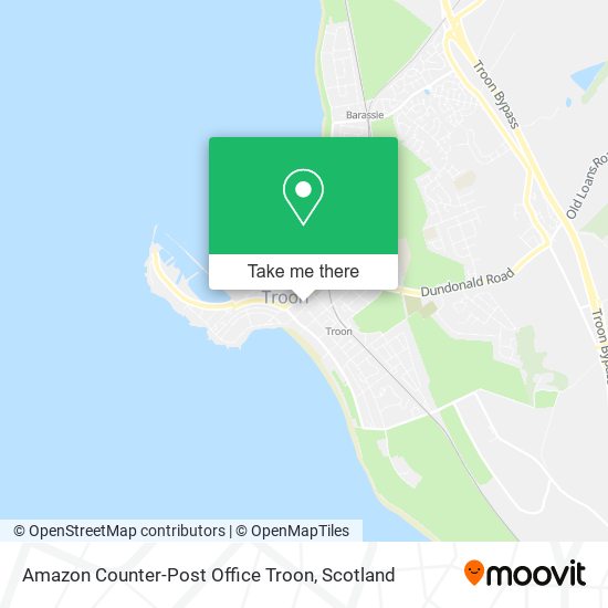 Amazon Counter-Post Office Troon map