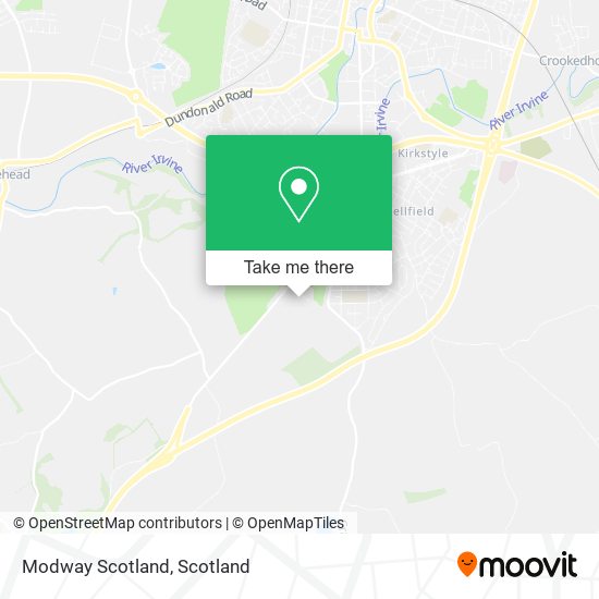 Modway Scotland map
