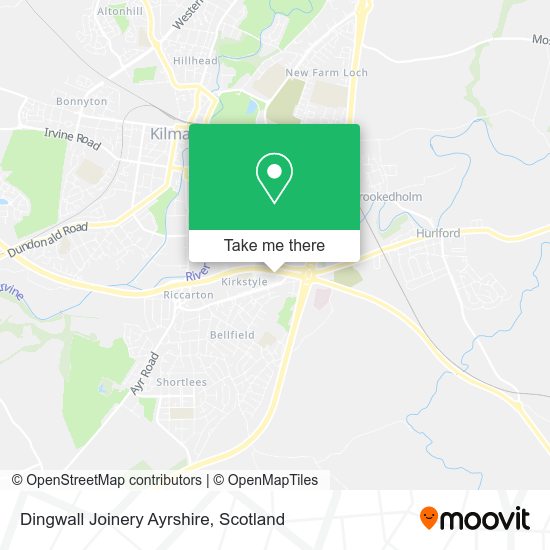 Dingwall Joinery Ayrshire map