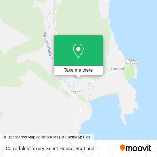 Carradales Luxury Guest House map