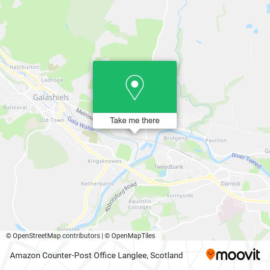 Amazon Counter-Post Office Langlee map