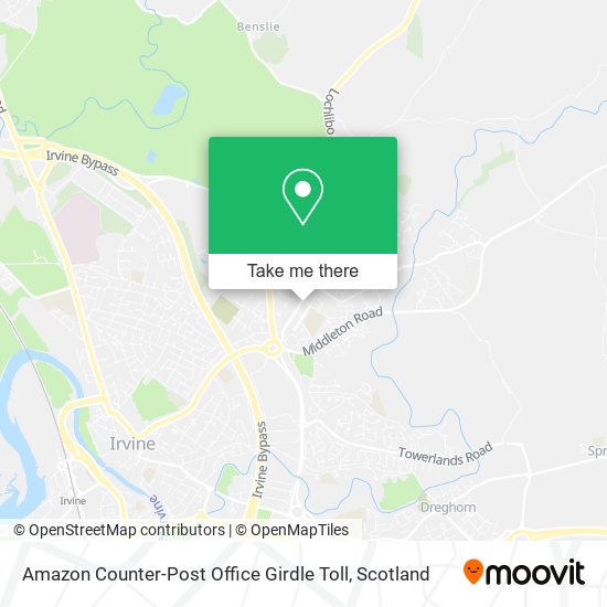 Amazon Counter-Post Office Girdle Toll map