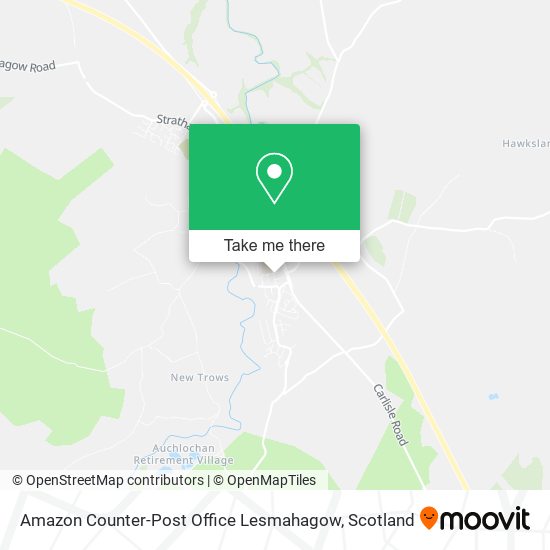 Amazon Counter-Post Office Lesmahagow map