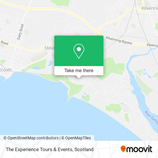 The Experience Tours & Events map