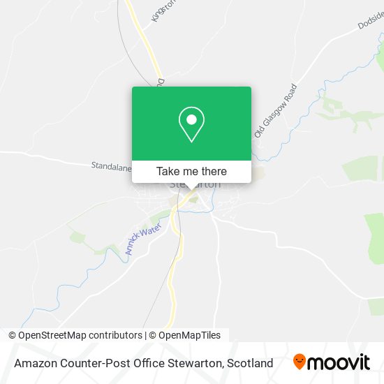 Amazon Counter-Post Office Stewarton map