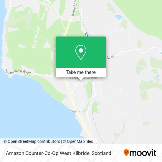 Amazon Counter-Co-Op West Kilbride map