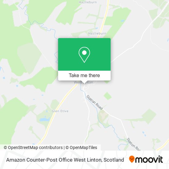 Amazon Counter-Post Office West Linton map
