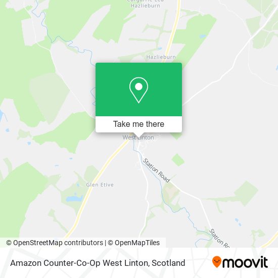 Amazon Counter-Co-Op West Linton map