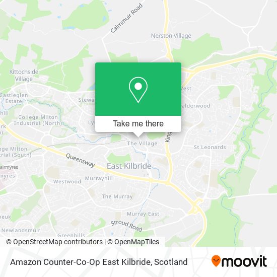 Amazon Counter-Co-Op East Kilbride map