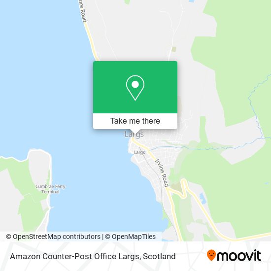 Amazon Counter-Post Office Largs map