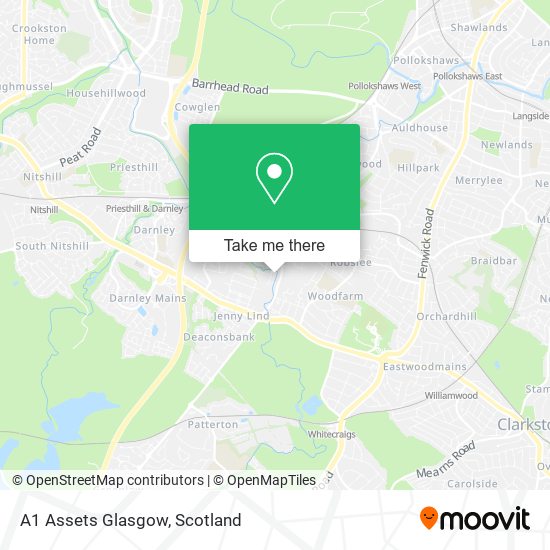 A1 Assets Glasgow map