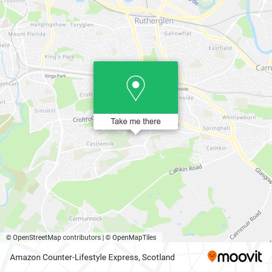 Amazon Counter-Lifestyle Express map