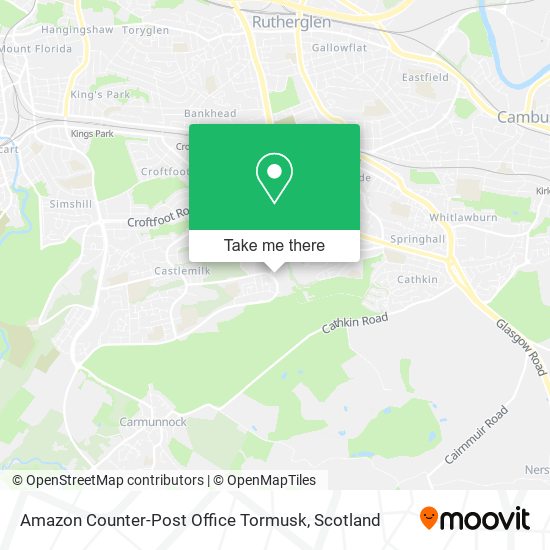 Amazon Counter-Post Office Tormusk map