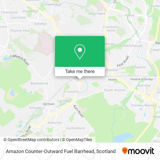 Amazon Counter-Outward Fuel Barrhead map