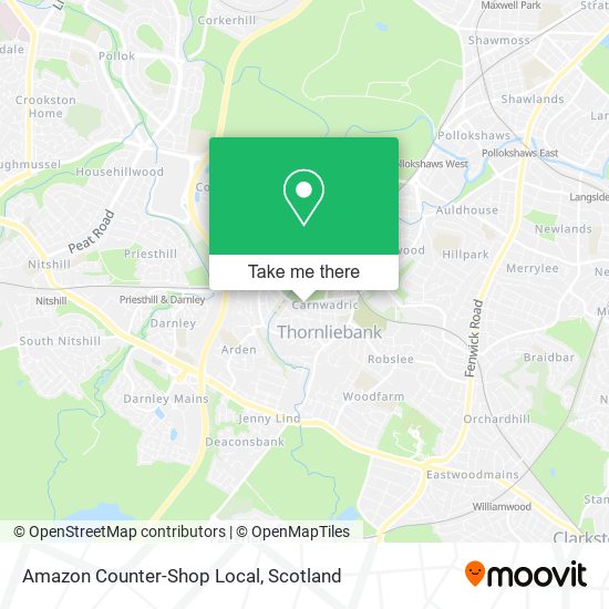 Amazon Counter-Shop Local map