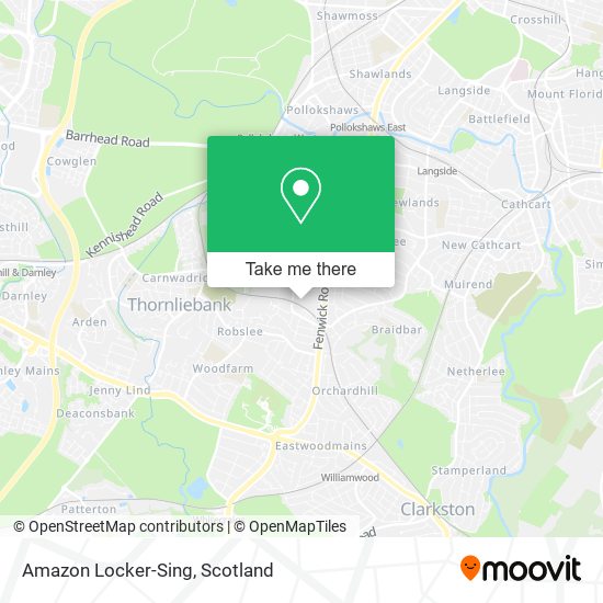 Amazon Locker-Sing map