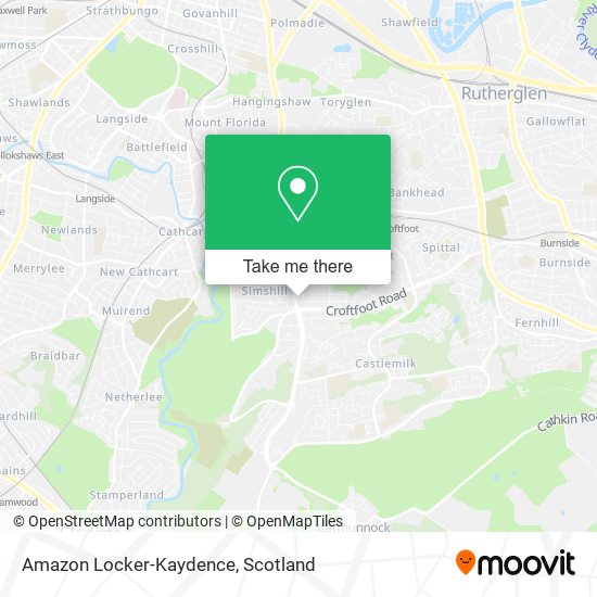 Amazon Locker-Kaydence map