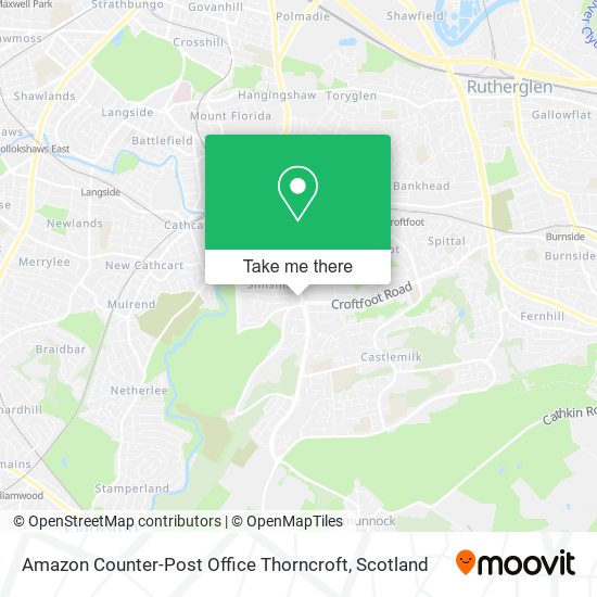 Amazon Counter-Post Office Thorncroft map