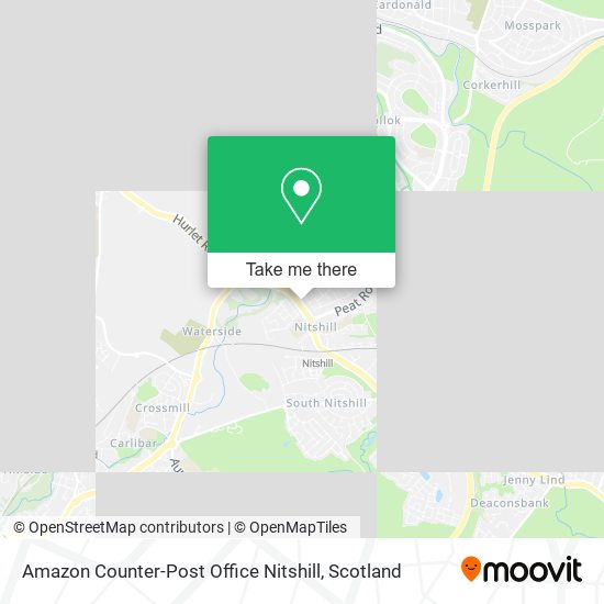 Amazon Counter-Post Office Nitshill map
