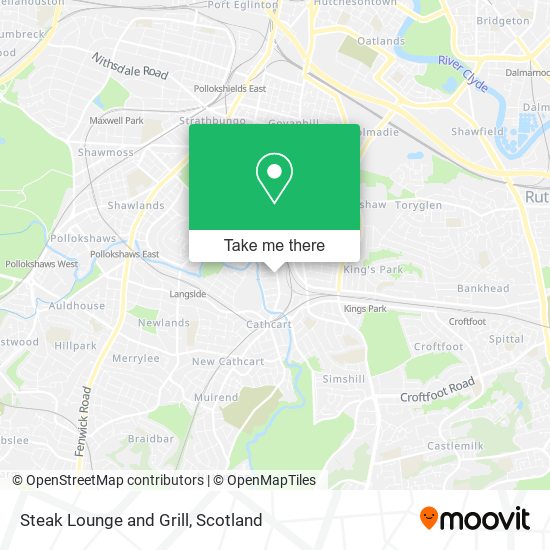 Steak Lounge and Grill map