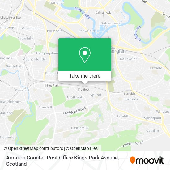 Amazon Counter-Post Office Kings Park Avenue map