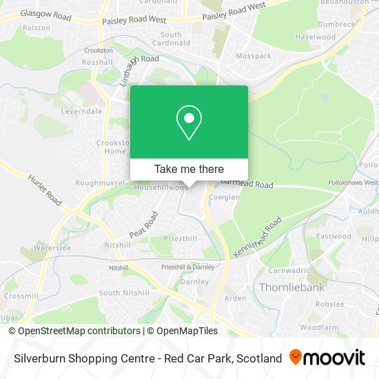 Silverburn Shopping Centre - Red Car Park map