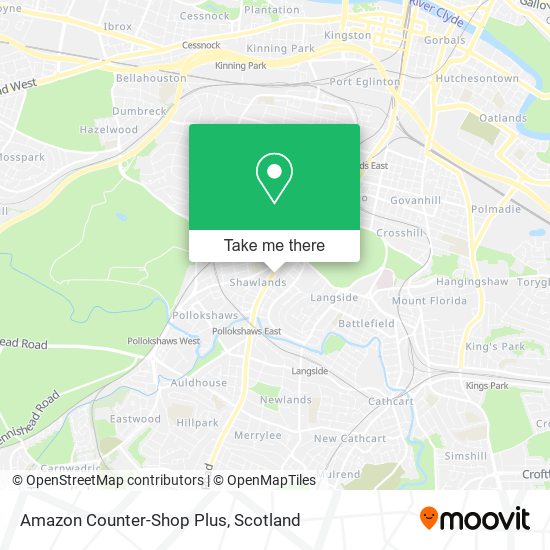 Amazon Counter-Shop Plus map