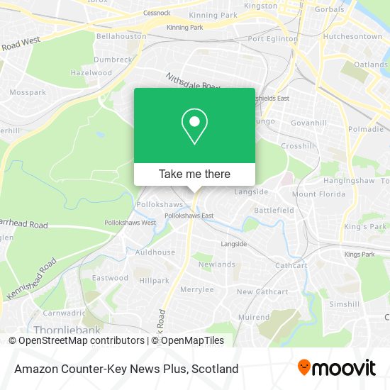 Amazon Counter-Key News Plus map