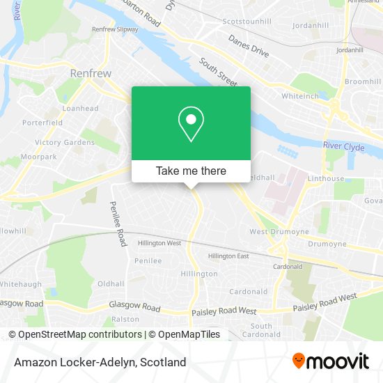 Amazon Locker-Adelyn map
