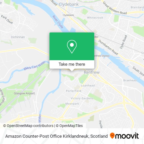 Amazon Counter-Post Office Kirklandneuk map