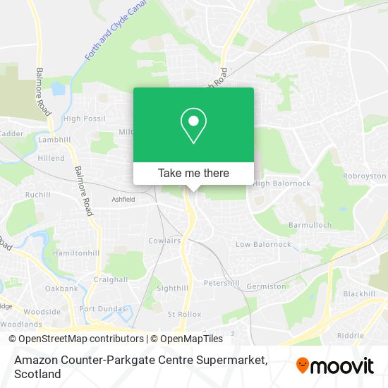Amazon Counter-Parkgate Centre Supermarket map