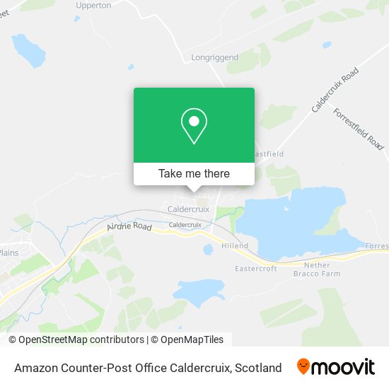 Amazon Counter-Post Office Caldercruix map