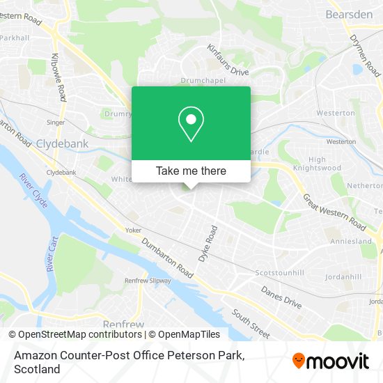 Amazon Counter-Post Office Peterson Park map