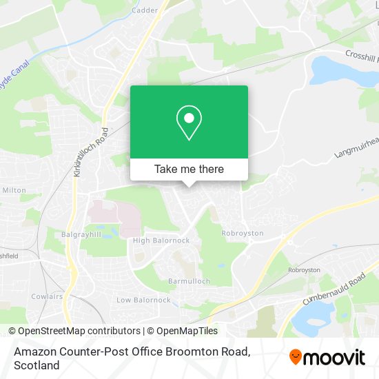 Amazon Counter-Post Office Broomton Road map